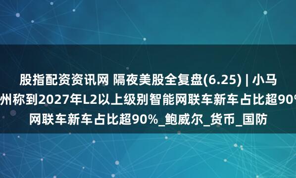 股指配资资讯网 隔夜美股全复盘(6.25) | 小马智行暴涨近17%，广州称到2027年L2以上级别智能网联车新车占比超90%_鲍威尔_货币_国防